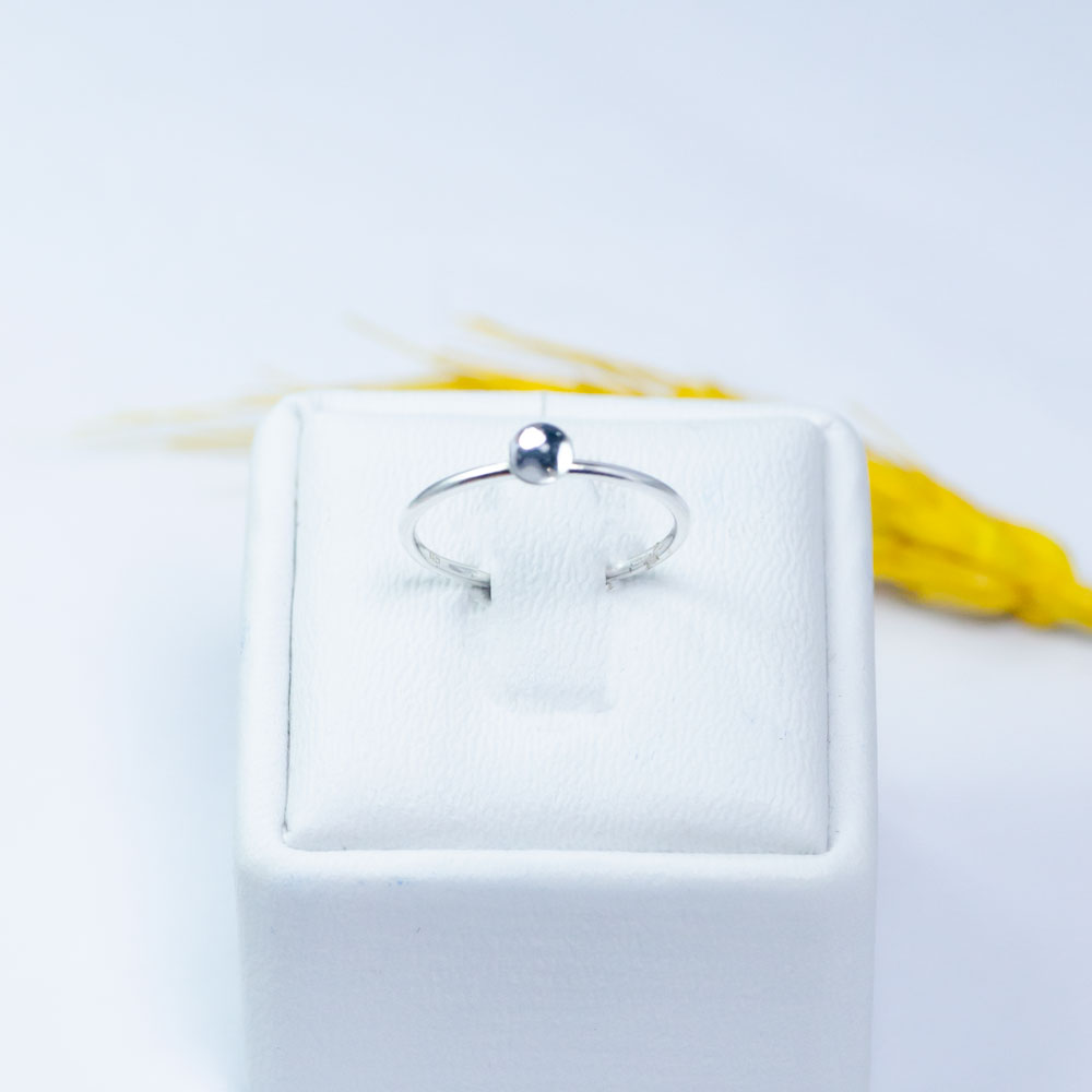 NHẪN BẠC NỮ NgọcHY, NHẪN ACRYLIC Ni49
