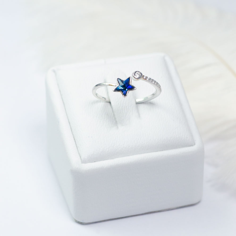 NHẪN BẠC NỮ NgọcHY, NHẪN MIDI BLUE START