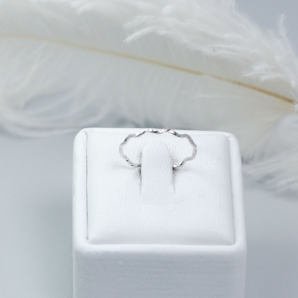 NHẪN BẠC NỮ NgọcHY, NHẪN MIDI SMALL WAVE Ni51